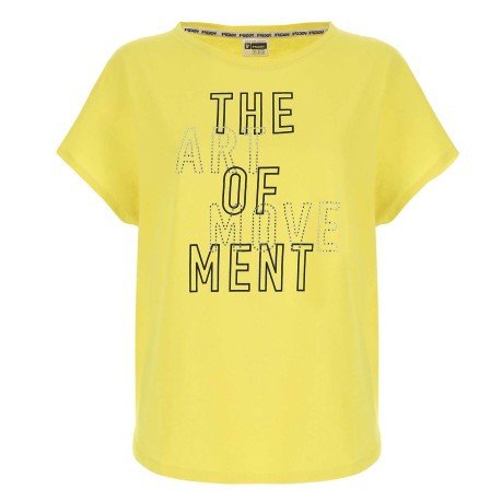 Damen T-Shirt Light Jersey gelb