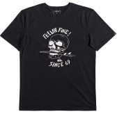 Camiseta de los hombres del Cráneo de la Junta de negro