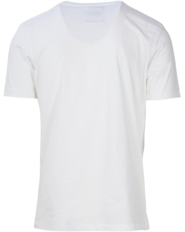 Hombres T-Shirt blanco Básico