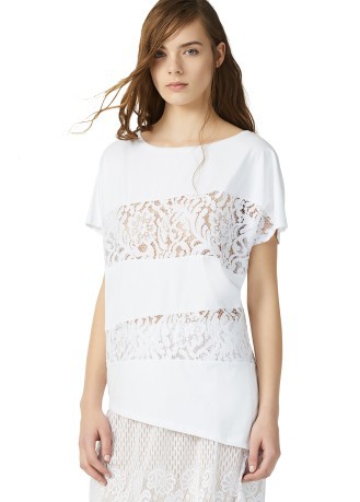 Copri Costume Donna T-Shirt Roseville bianco