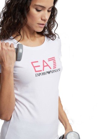 T-Shirt Woman Train Shinny white