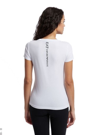 T-Shirt Donna Train Shinny bianco