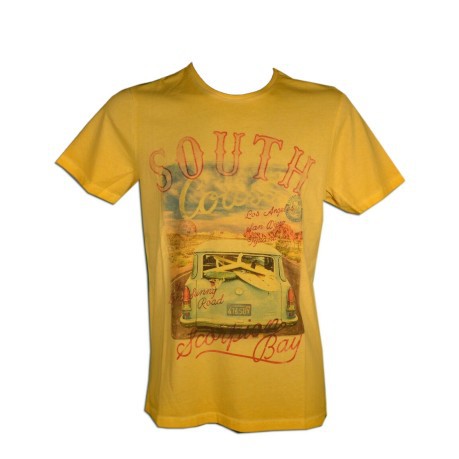 T-shirt Uomo South giallo