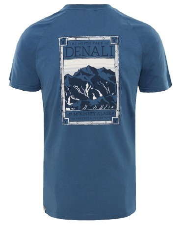 Camisetas de la Cara Norte de los Hombres de azul