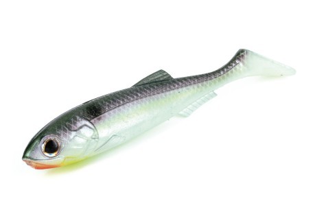 Artificial RT Shad 4.5" green gold