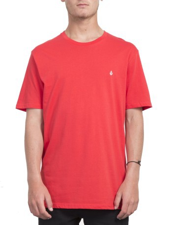 Camiseta de Hombre de Piedra en Blanco rojo