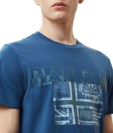 T-shirt hommes Sawy bleu