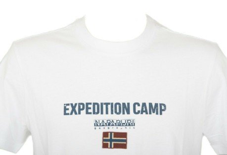 T-shirt Homme Sonthe Expédition blanc
