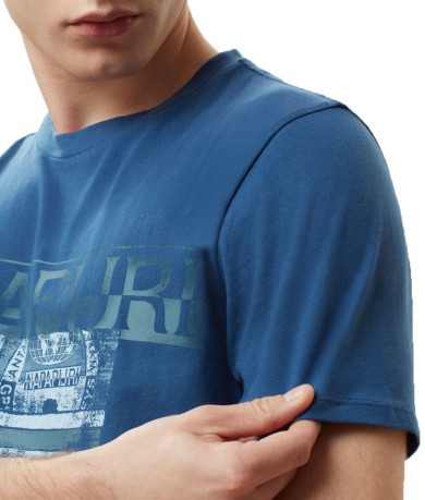 T-shirt Herren Sawy blau