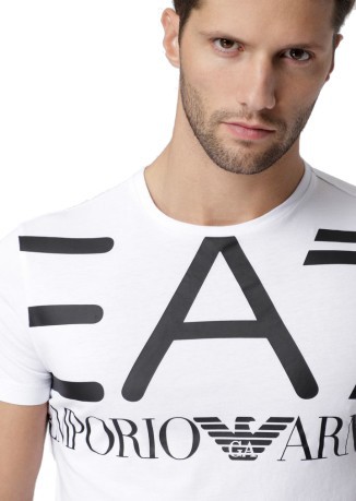 Men's T-Shirt Train Logo Maxi white