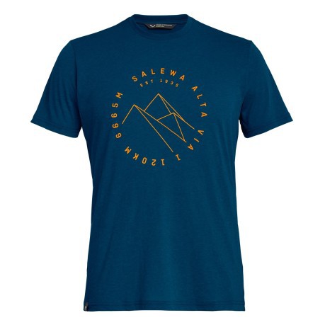 T-shirt Uomo Alta Via Drirelease blu