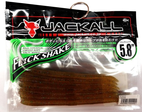 Artificial Flick Shake 5.8" marron transp