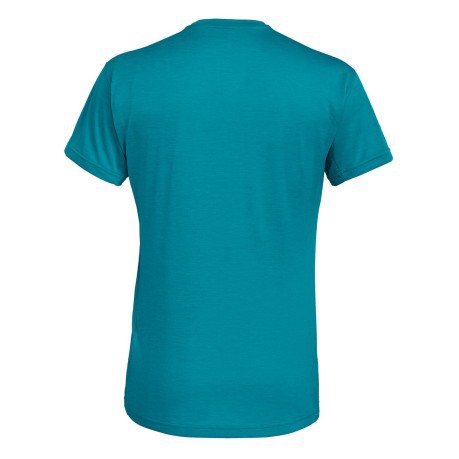 T-Shirt Trekking Uomo Puez Melange azzurro