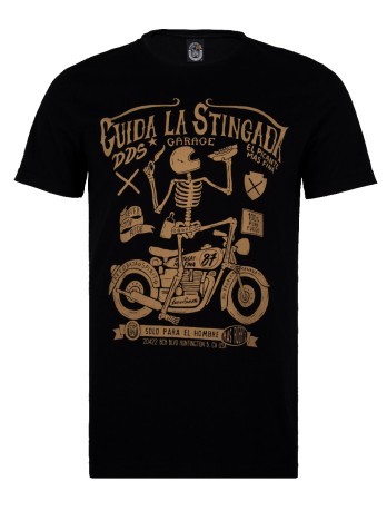 Hombres T-Shirt de Impresión de la Bicicleta