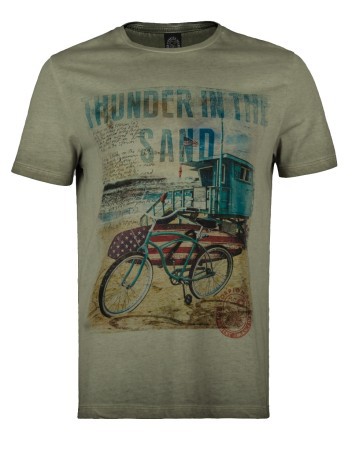 Camiseta De Hombre En Bicicleta