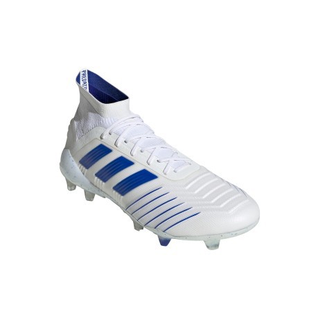 Botas de fútbol Adidas FG de la manada colore blanco azul - SportIT.com