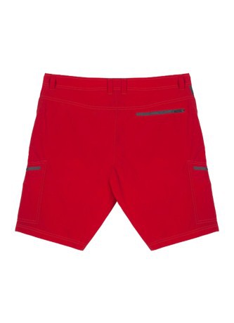 Pantalones cortos de Senderismo de los Hombres Protector UV rojo