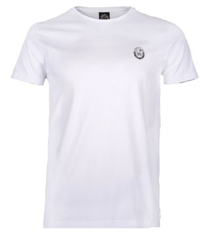 T-Shirt Hombre Logo Detrás de la blanca