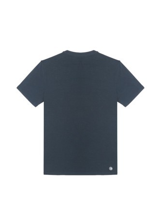 T-Shirt Randonnée Homme Impression 3D-bleu-noir