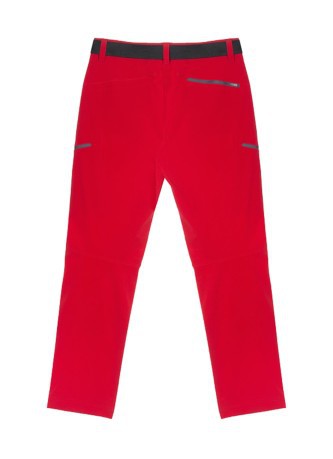 Pantaloni Trekking Uomo con Cintura rosso