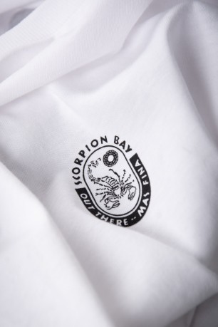 T-Shirt Uomo Logo Dietro bianco 