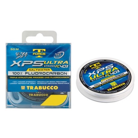 Angelschunr Trabucco Xps Ultra Strong Saltwater T-force Fluorocarbon Meer 