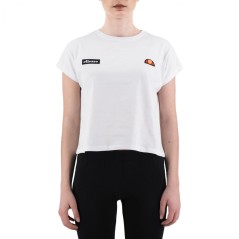 T-Shirt Donna Crop S/S bianco