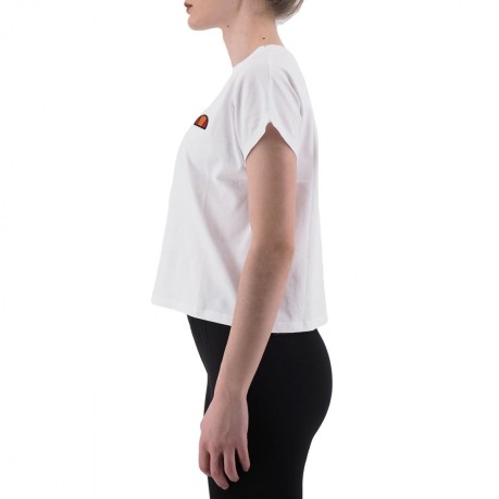 T-Shirt Donna Crop S/S bianco