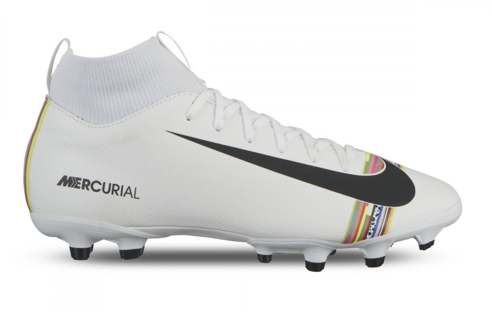 Fútbol zapatos de Niño Nike Mercurial Superfly, Academia MG LVL Up Pack colore blanco plata - Nike - SportIT.com