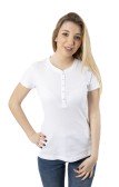 T-Shirt Femme Classique Américain Séraphin blanc