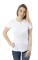 Camiseta de Mujer Cl\u00E1sico Americano Seraf\u00EDn blanco