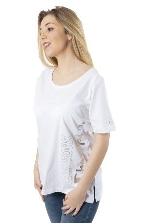 Mujeres T-Shirt Señora Tee Luz Jersey blanco