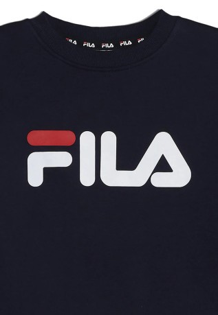 Felpa Junior Classic Logo Crew Sweat bianco