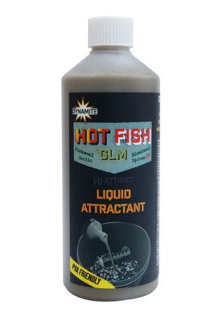 Attraktion Hot Fish &amp; GLM Liquid 500 ml