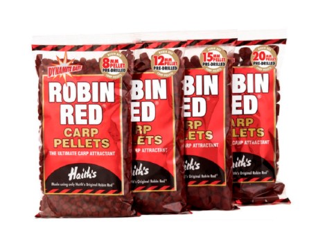 Pellet Pre-Drilled Robin Red 20 mm