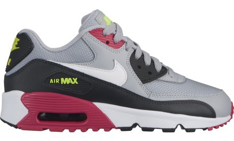 Schuhe Junior Air Max 90 Mesh-GS grau schwarz
