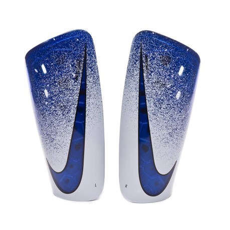 Protège-Tibia Nike Mercurial Lite colore blanc bleu - Nike 