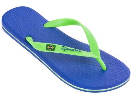 Flip flops Man Brasil, AT the blue blue