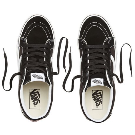 Zapatos De Hombre Sk8-Mediados De Reedición, Negro, Blanco