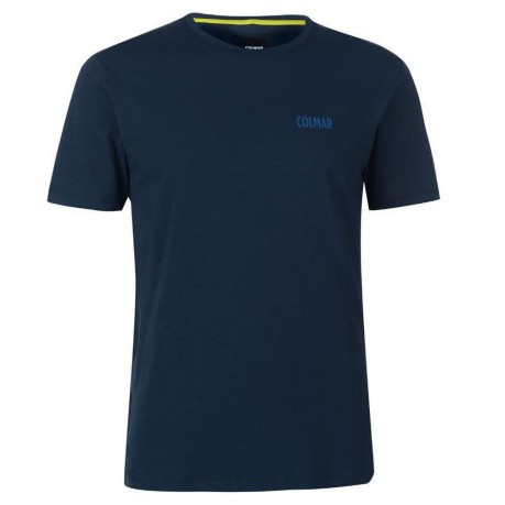 T-Shirt Trekking Uomo Stretch blu nero 
