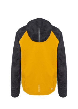 Men's jacket Waterproof Reflective yellow black