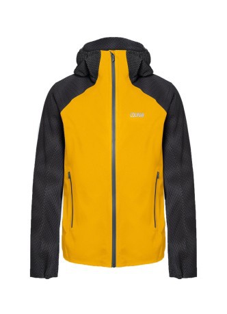 Men's jacket Waterproof Reflective yellow black