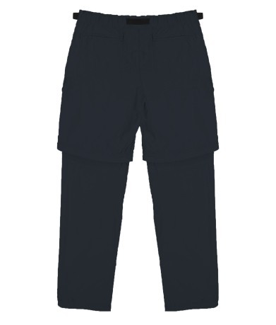 Pantalon de Trekking Femme avec Jambes Amovibles bleu noir
