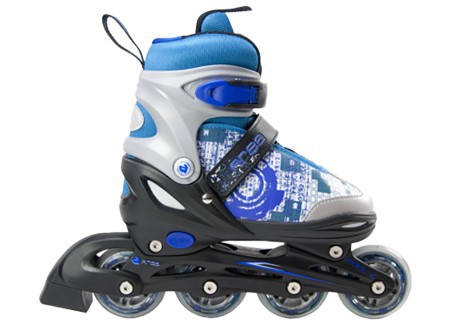 En-Línea de patines Extensibles Junior azul