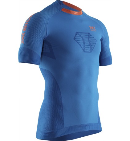 T-Shirt Uomo Regulator Run Speed fronte azzurro