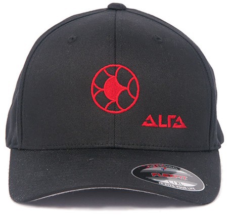 Hat Logo Flexfit Embroidery black