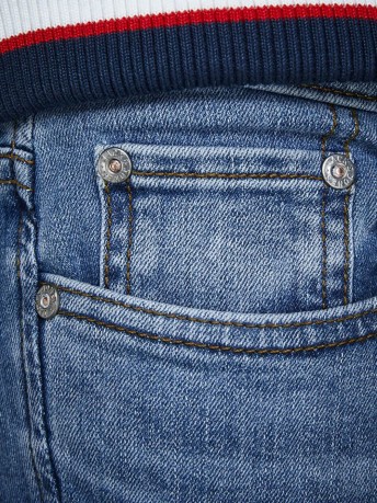 Jeans Junior Jiliam Skinny Fit blu davanti