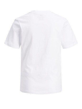 T-Shirt Junior con Logo Jack&Jones bianco davanti