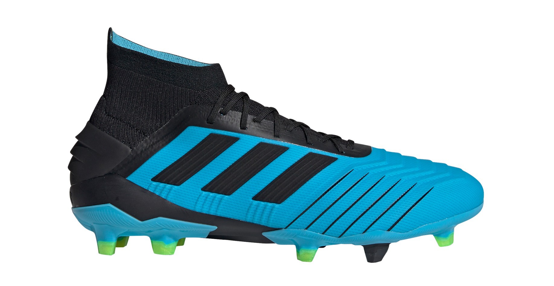 Botas de fútbol Adidas Predator 19.1 FG Cableados colore azul negro - Adidas -