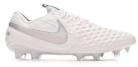 Chaussures de Football Nike Tiempo Legend VIII Elite FG Nouveau Pack Blanc